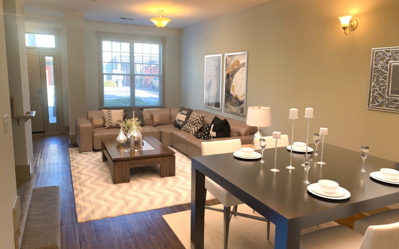Spacious floor plans at Townhomes at Chapel Watch Village