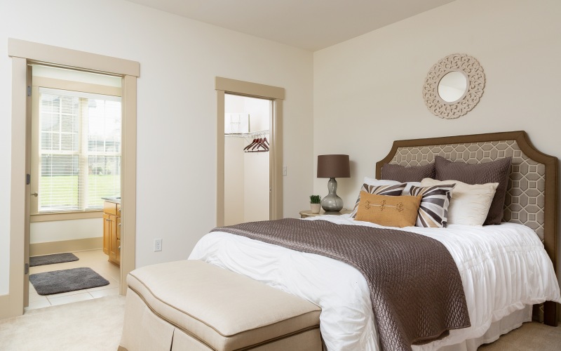 Large bedrooms at Chapel Watch Village