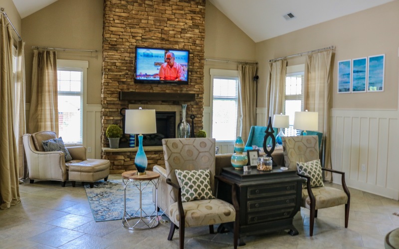 Resident clubhouse at Townhomes at Chapel Watch Village
